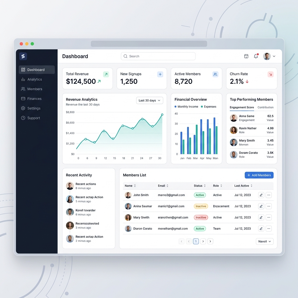 OrgSets Platform Dashboard